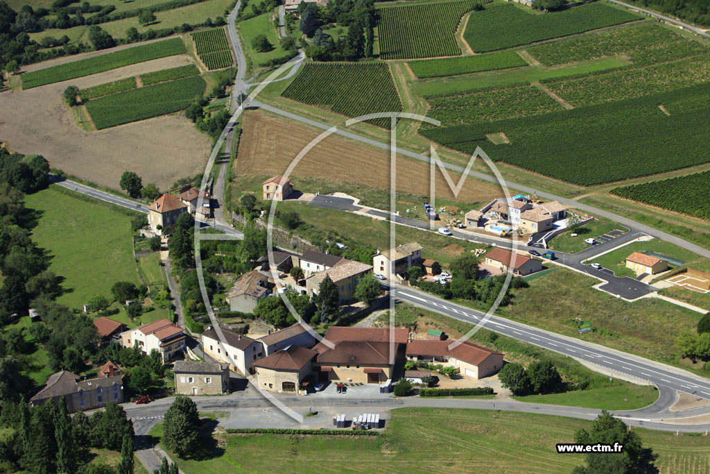 Photo arienne de Berz-la-Ville