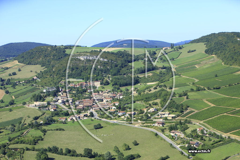 Photo arienne de Berz-la-Ville