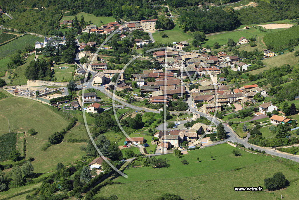 Photo arienne de Berz-la-Ville