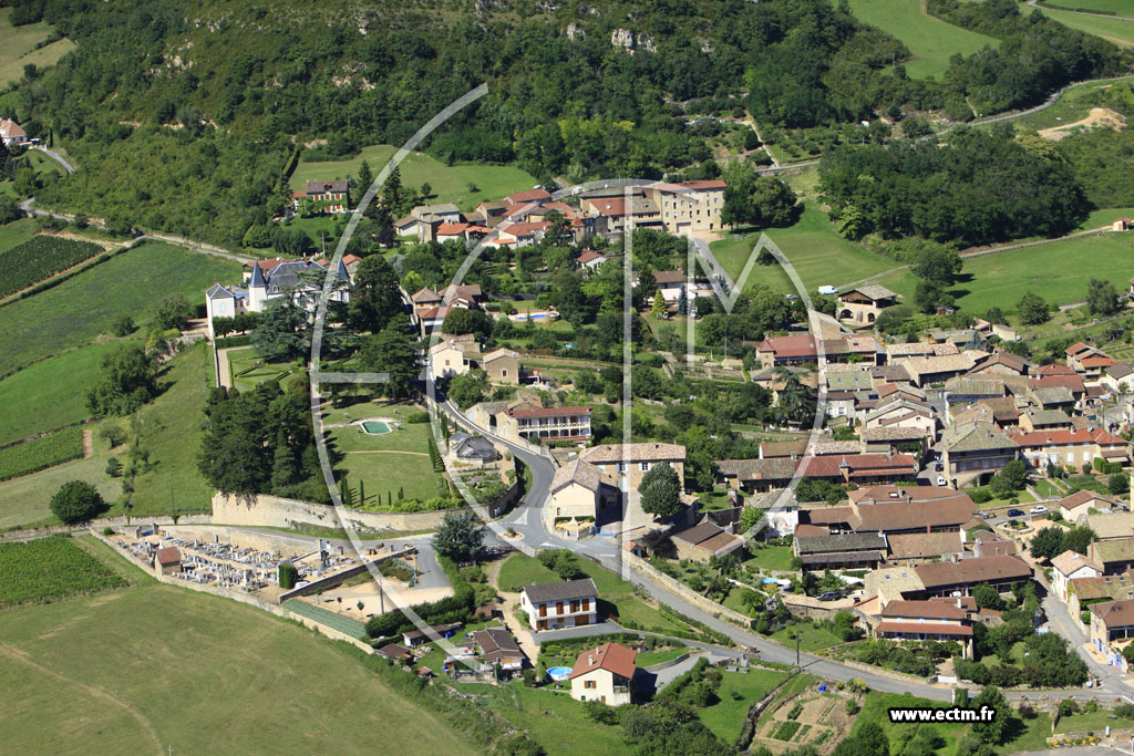 Photo arienne de Berz-la-Ville