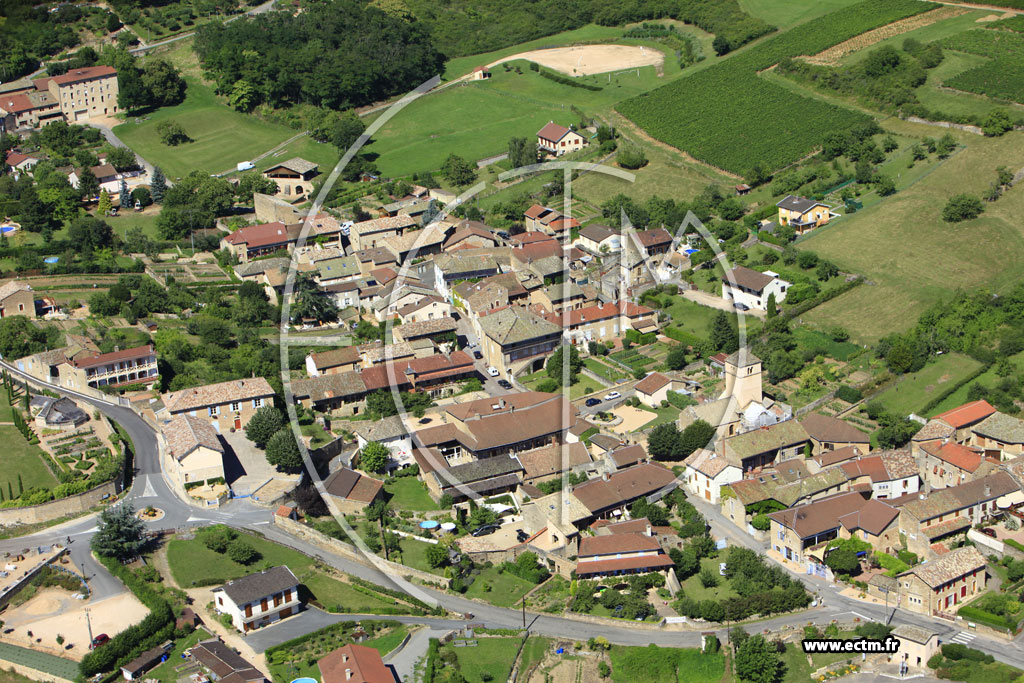 Photo arienne de Berz-la-Ville