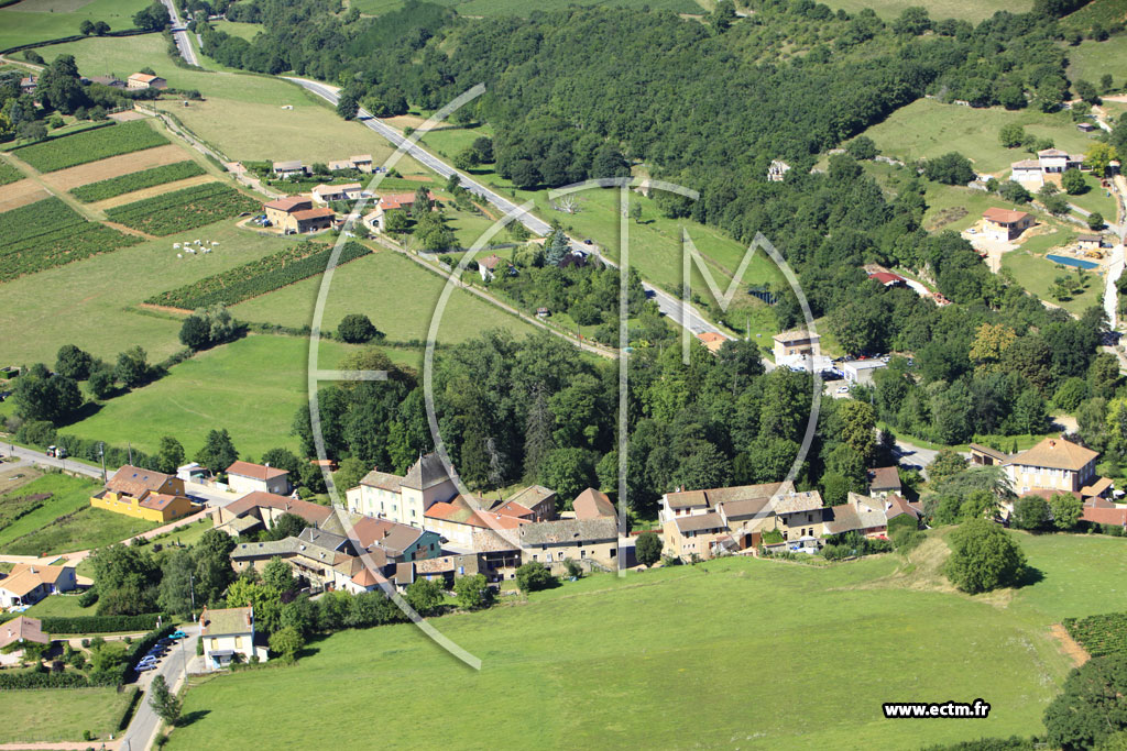 Photo arienne de Berz-la-Ville (La Croix Blanche)