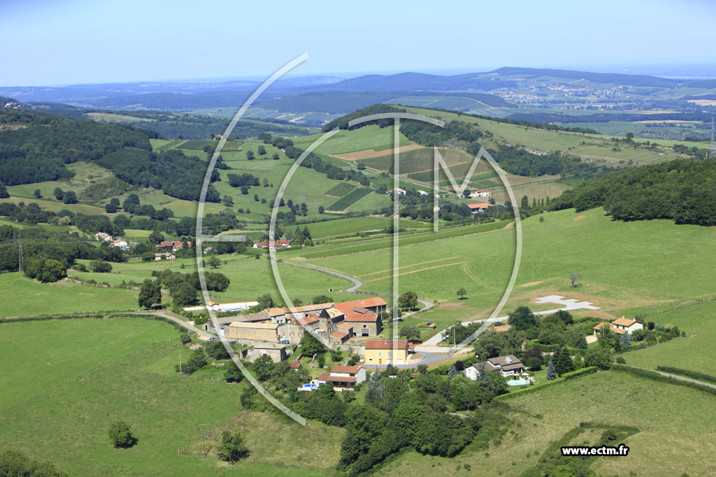 Photo arienne de Berz-la-Ville (Le Perret)