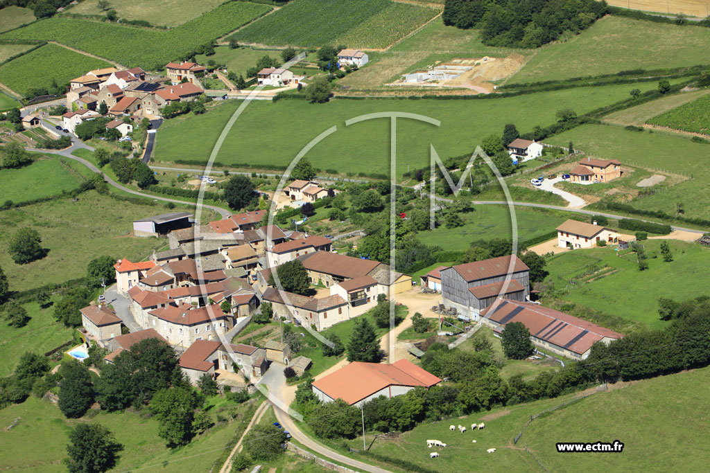 Photo arienne de Berz-la-Ville (Le Vernay)