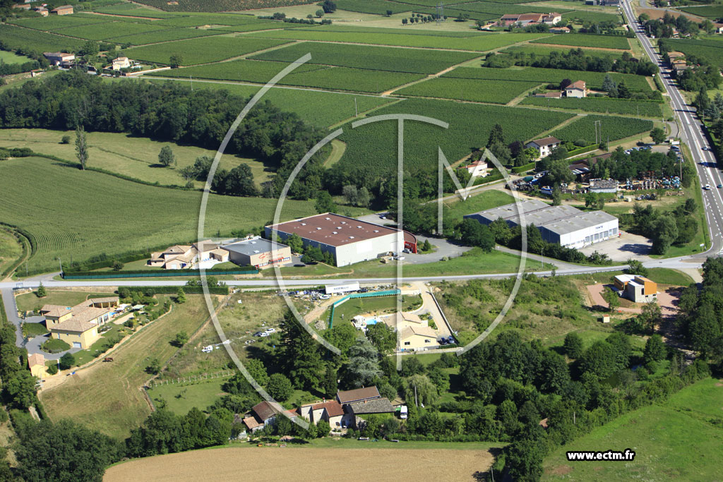Photo arienne de Chevagny-les-Chevrires