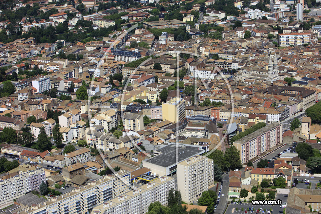 Photo arienne de Mcon (Avenue Edouard Herriot)