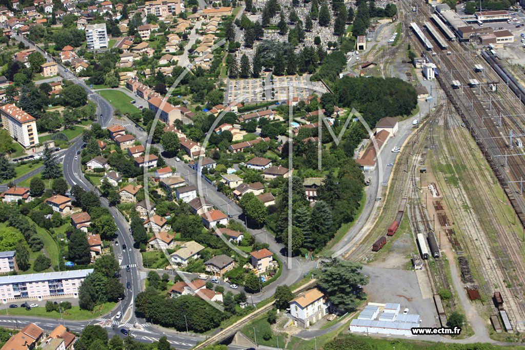 Photo arienne de Mcon (Boulevard du Marchal Leclerc)
