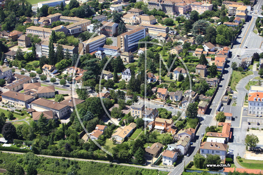 Photo arienne de Mcon (Boulevard Rocca)