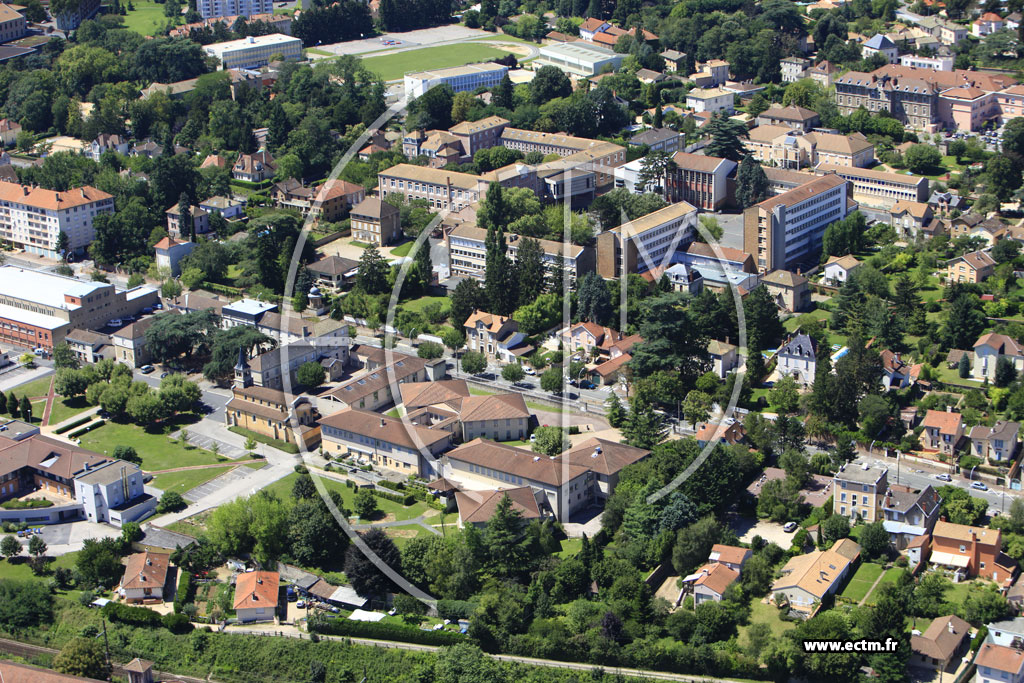 Photo arienne de Mcon (Boulevard Rocca)