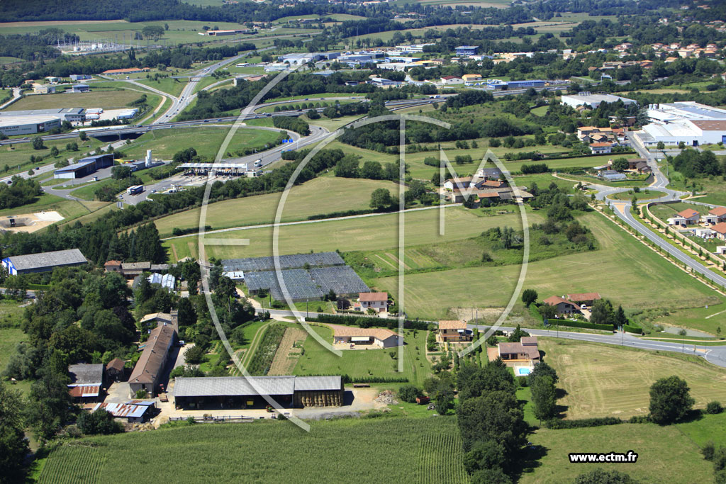 Photo arienne de Mcon (Route de Julinas)
