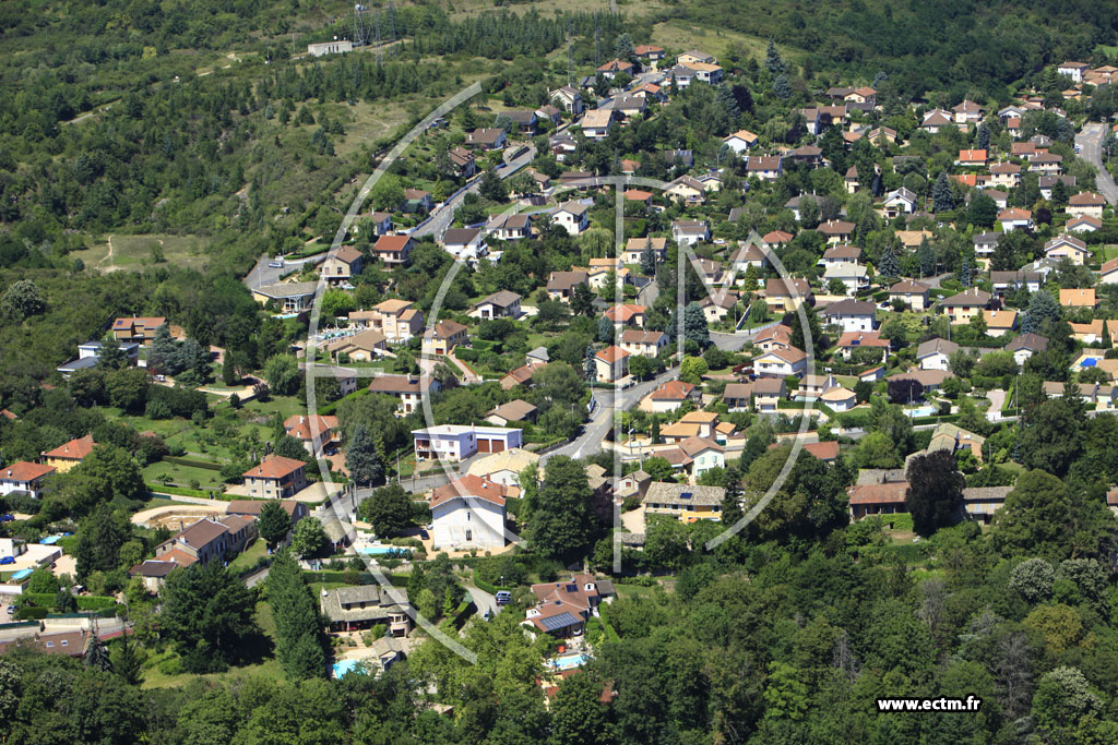 Photo arienne de Mcon (Rue du Vieux Bourg)