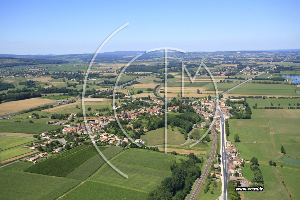 Photo arienne de Saint-Albain