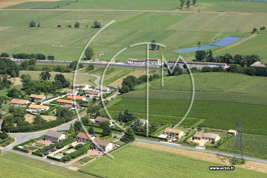 Photo arienne de Saint-Albain