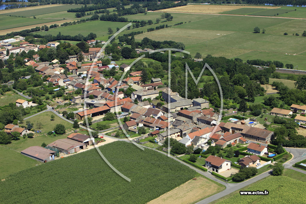 Photo arienne de Saint-Albain