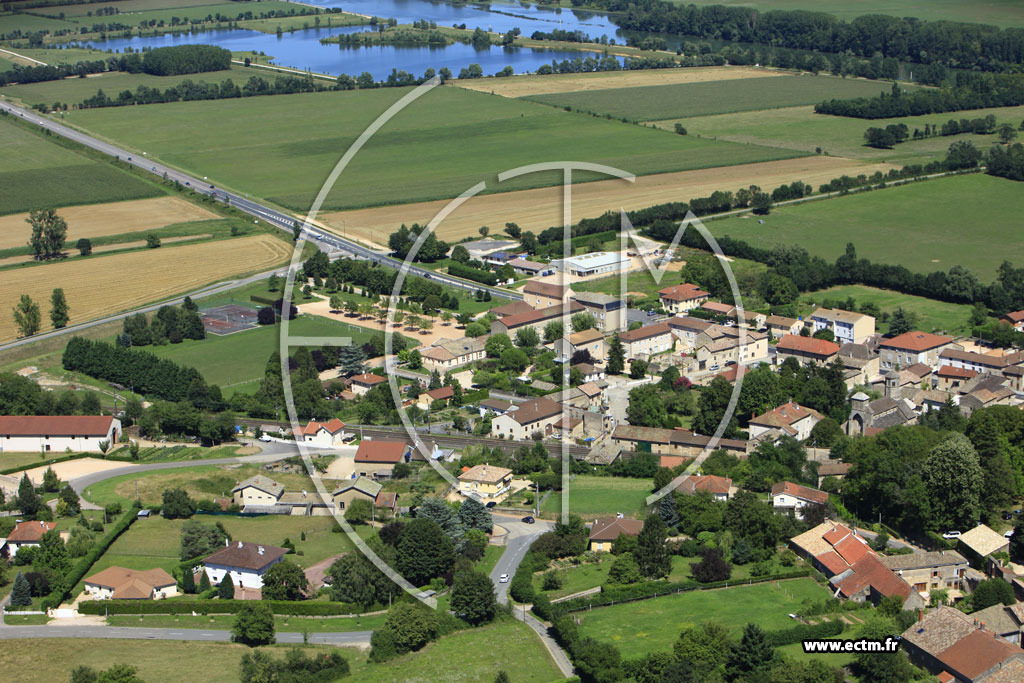 Photo arienne de Saint-Albain
