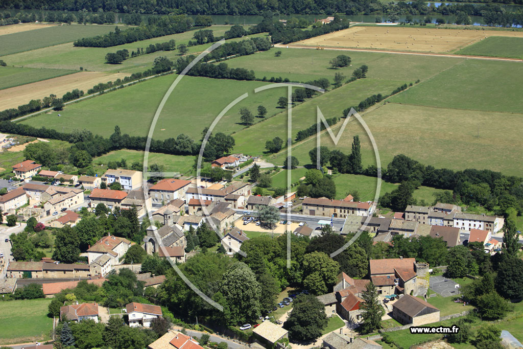 Photo arienne de Saint-Albain