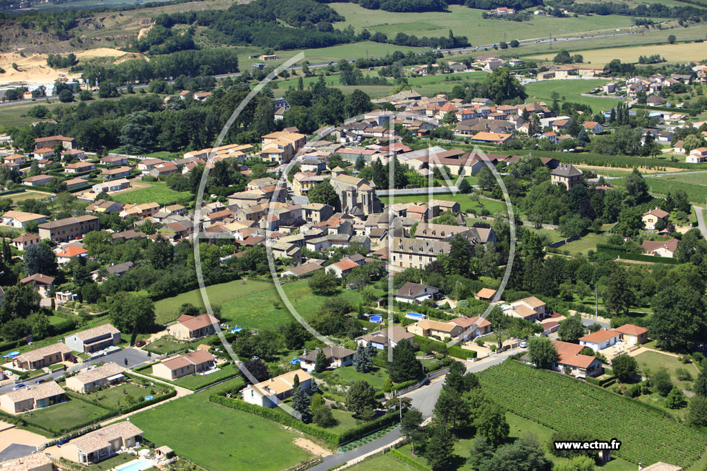 Photo arienne de Saint-Martin-Belle-Roche