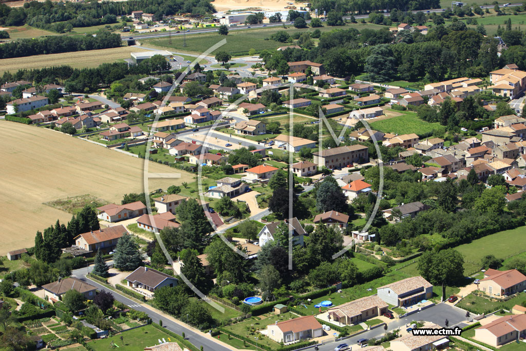 Photo arienne de Saint-Martin-Belle-Roche