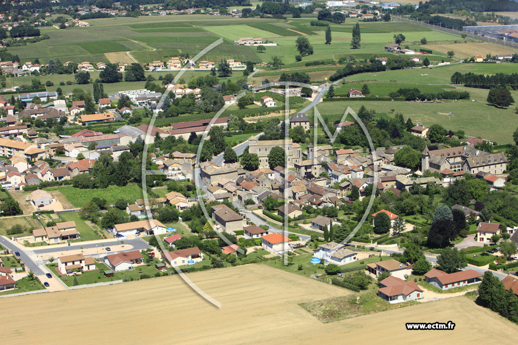 Photo arienne de Saint-Martin-Belle-Roche