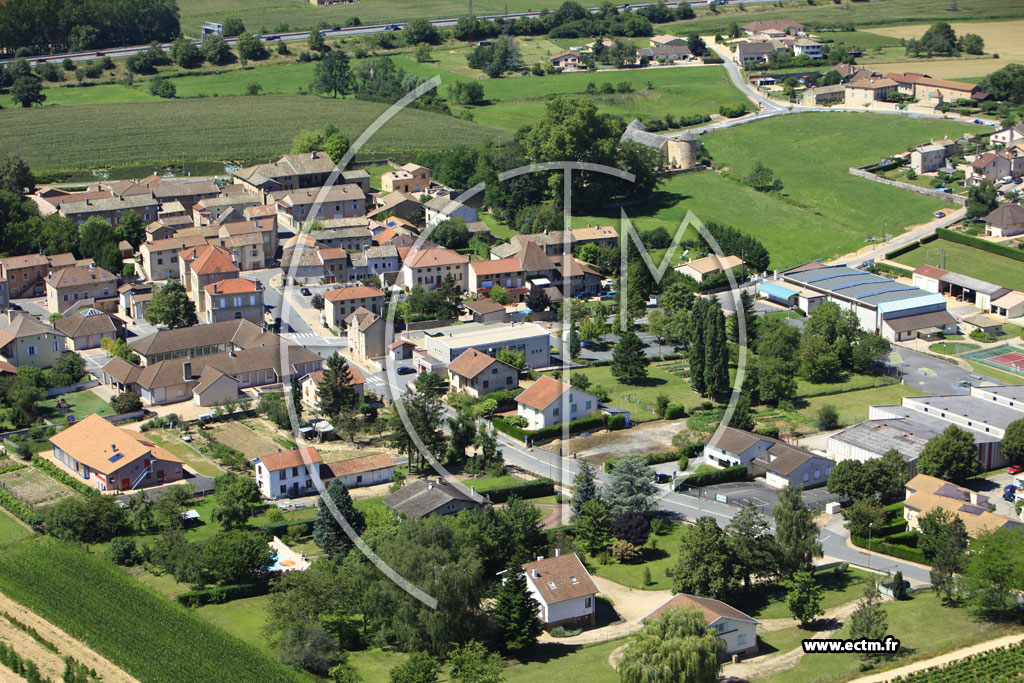 Photo arienne de Saint-Martin-Belle-Roche