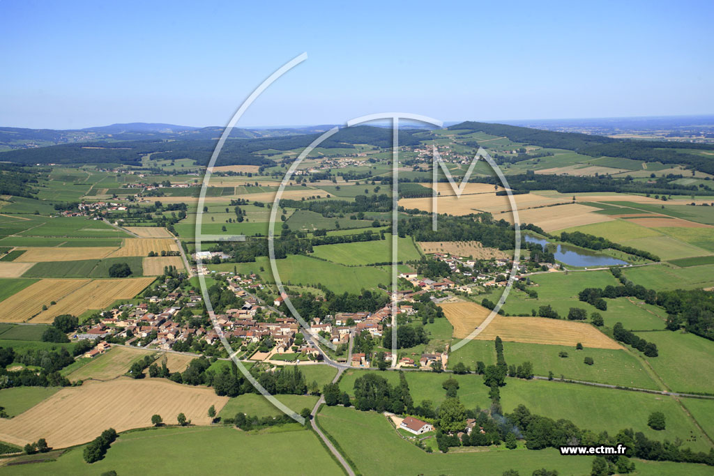 Photo arienne de Saint-Maurice-de-Satonnay