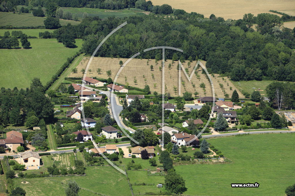 Photo arienne de Saint-Maurice-de-Satonnay