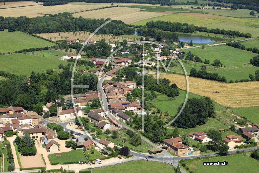Photo arienne de Saint-Maurice-de-Satonnay