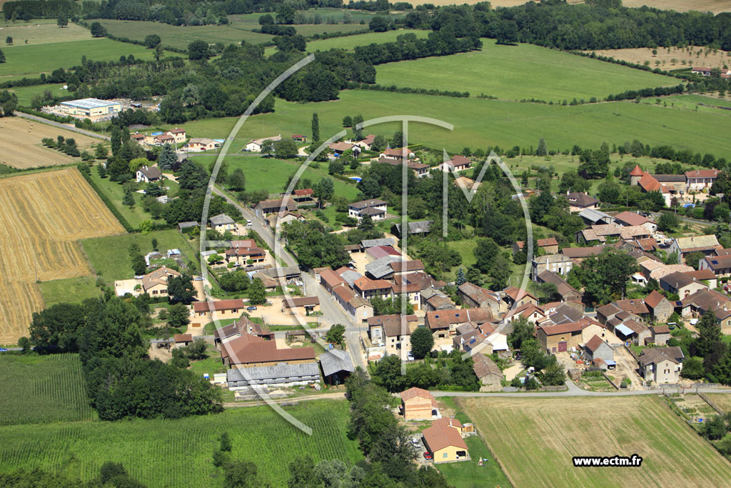 Photo arienne de Saint-Maurice-de-Satonnay