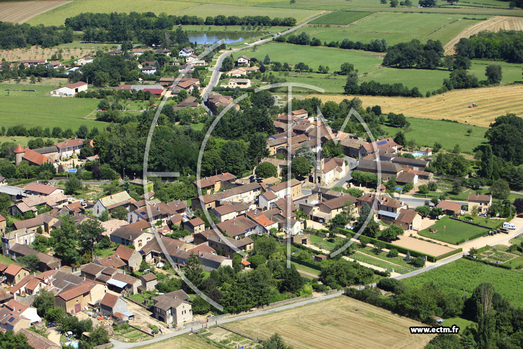 Photo arienne de Saint-Maurice-de-Satonnay