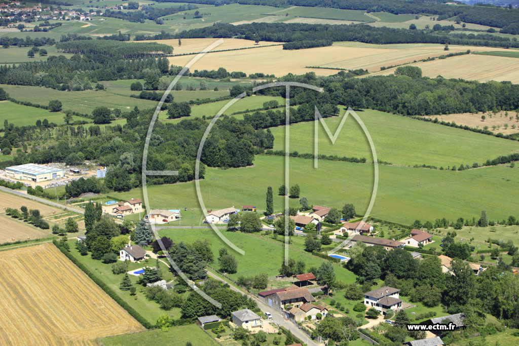 Photo arienne de Saint-Maurice-de-Satonnay