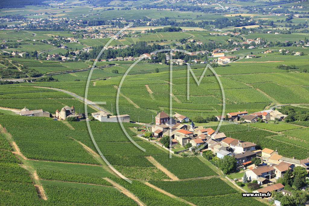 Photo arienne de Solutr-Pouilly (Pouilly)