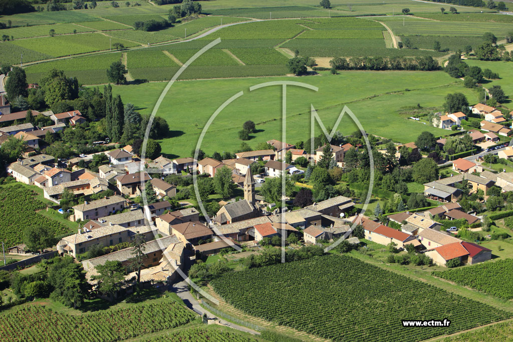 Photo arienne de Vinzelles (Loch)