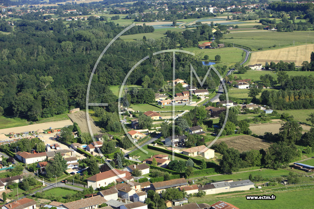 Photo arienne de Feillens (Montagnat)