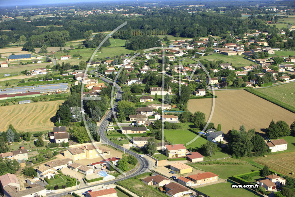 Photo arienne de Feillens (Ternant)
