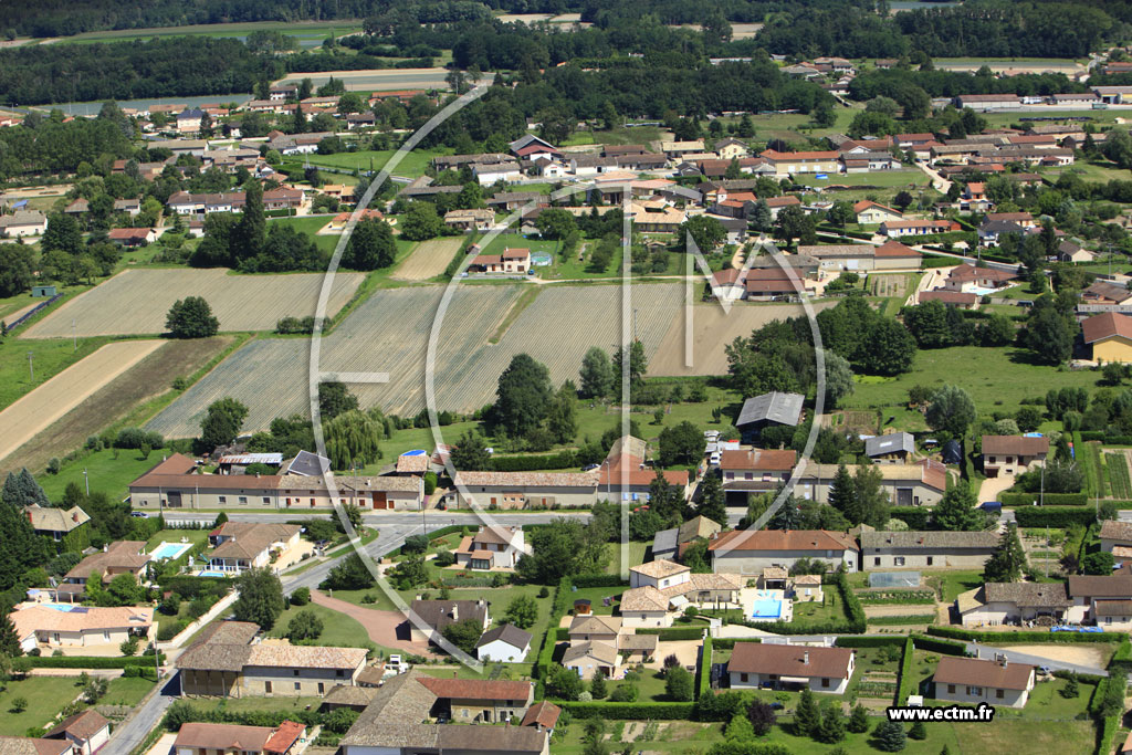 Photo arienne de Manziat (Les Borjons)