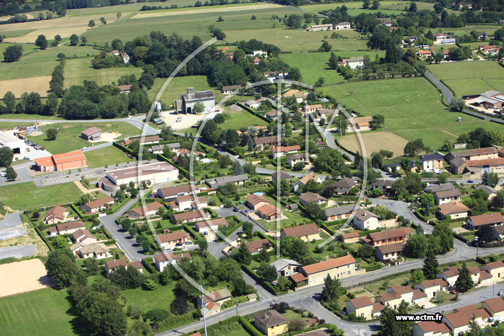 Photo arienne de Pont-de-Vaux