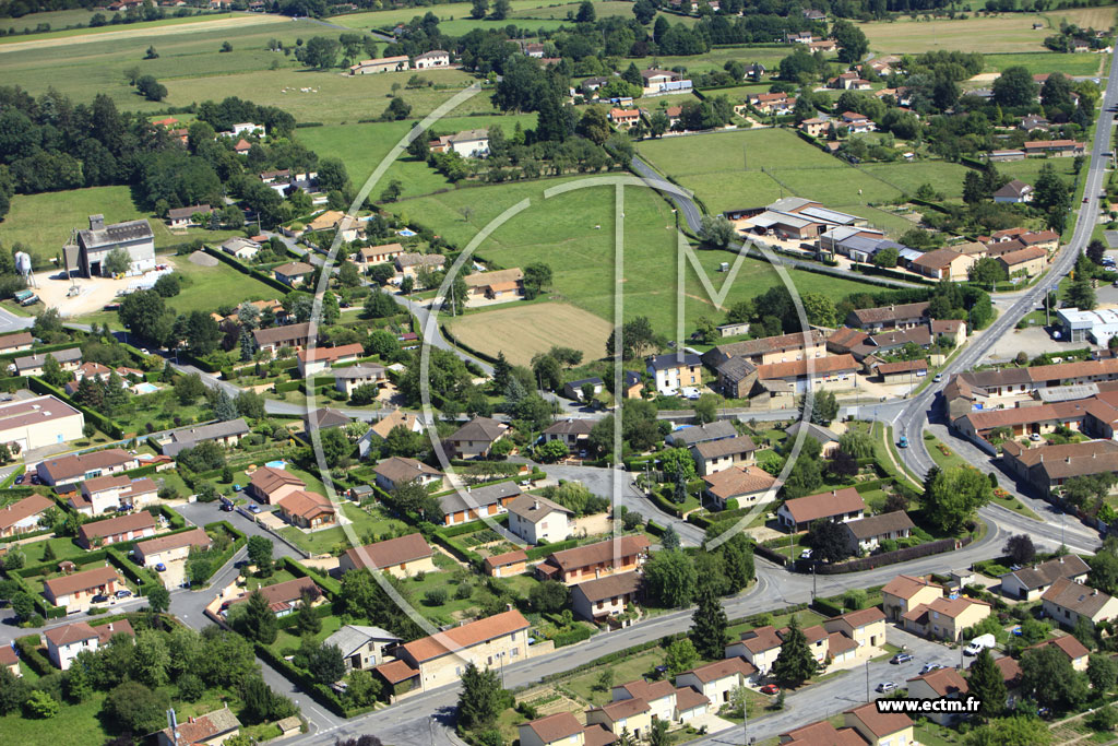 Photo arienne de Pont-de-Vaux