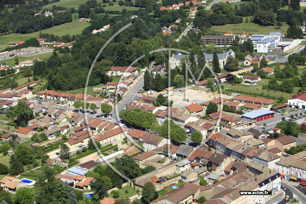 Photo arienne de Pont-de-Vaux