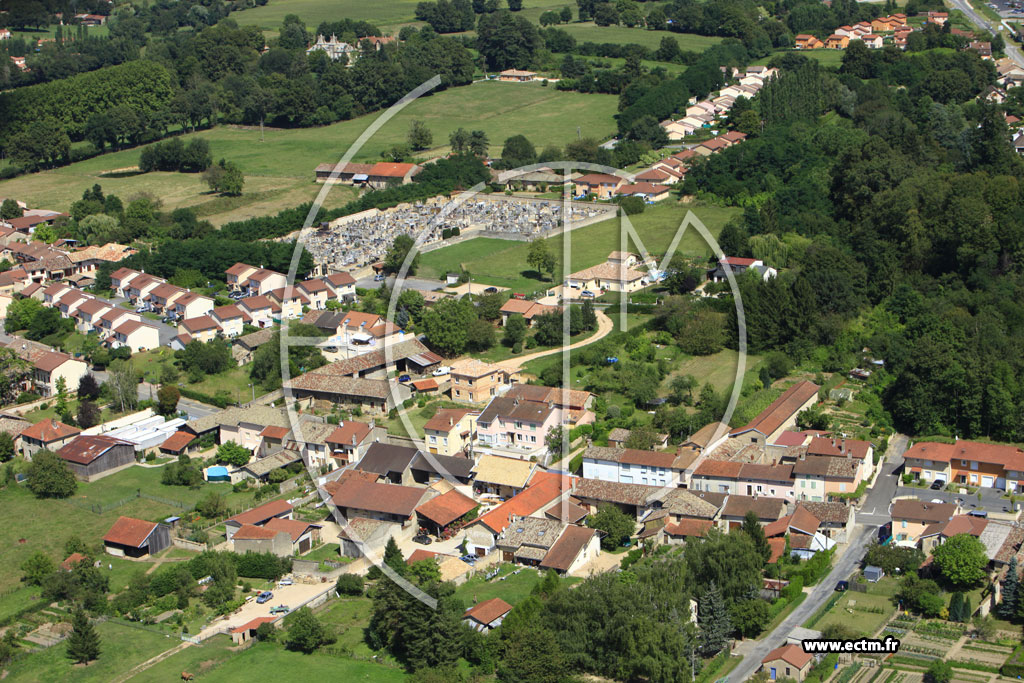 Photo arienne de Pont-de-Vaux