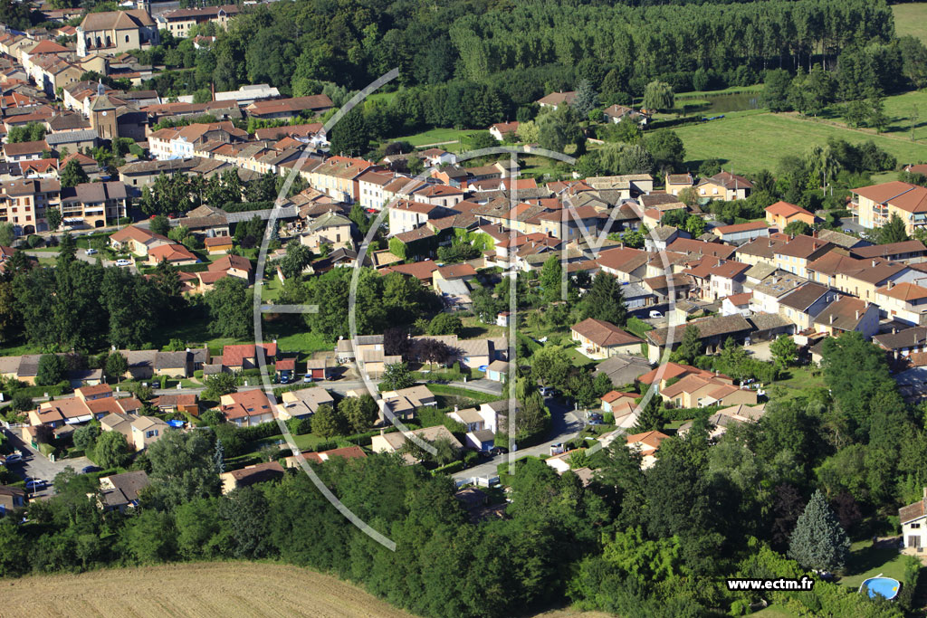 Photo arienne de Pont-de-Veyle