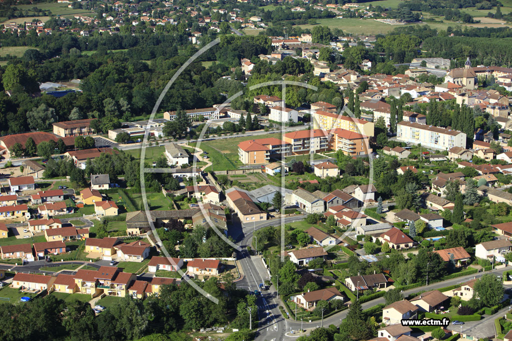 Photo arienne de Pont-de-Veyle