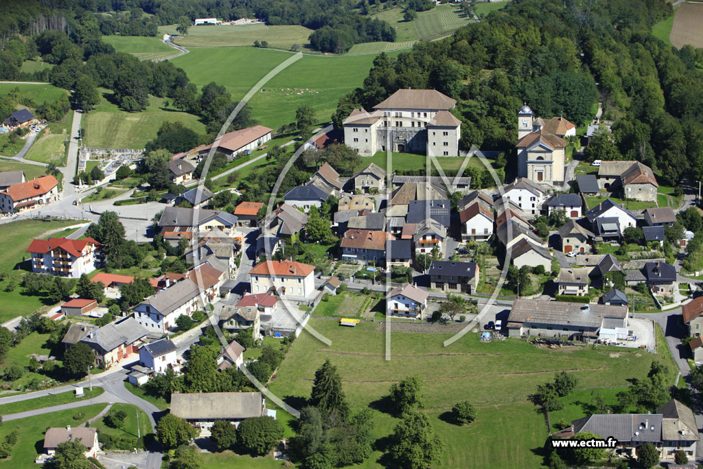 Photo arienne de Clermont