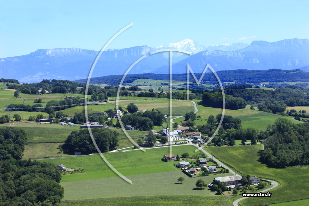 Photo arienne de Saint-Eusbe (Le Villard)