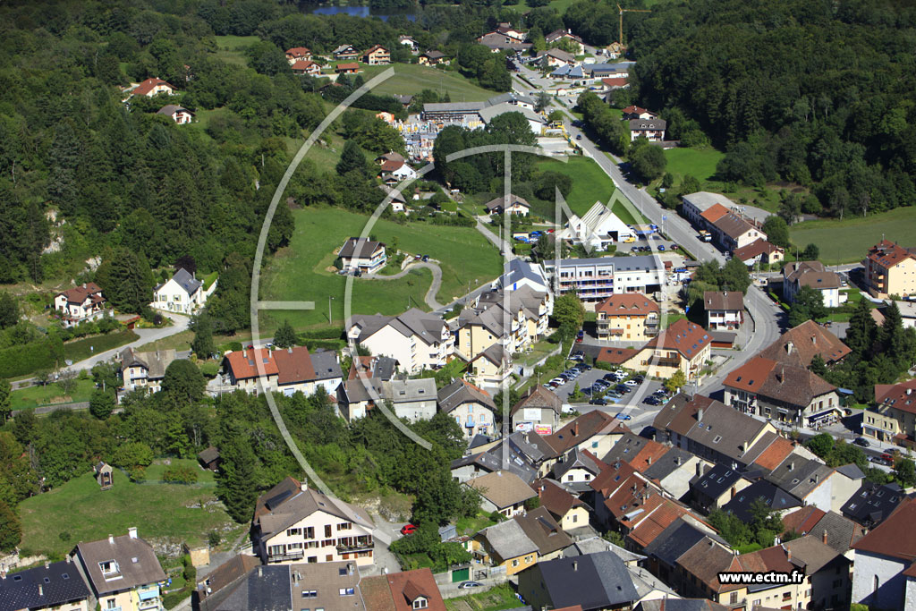 Photo arienne de Cruseilles