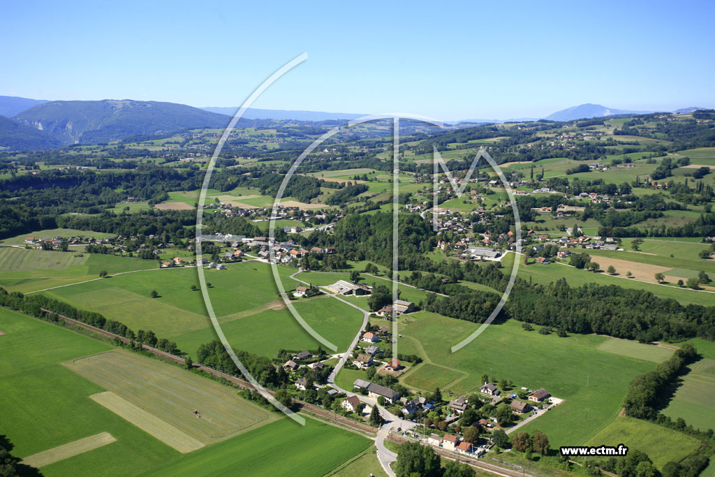 Photo arienne de Hauteville-sur-Fier