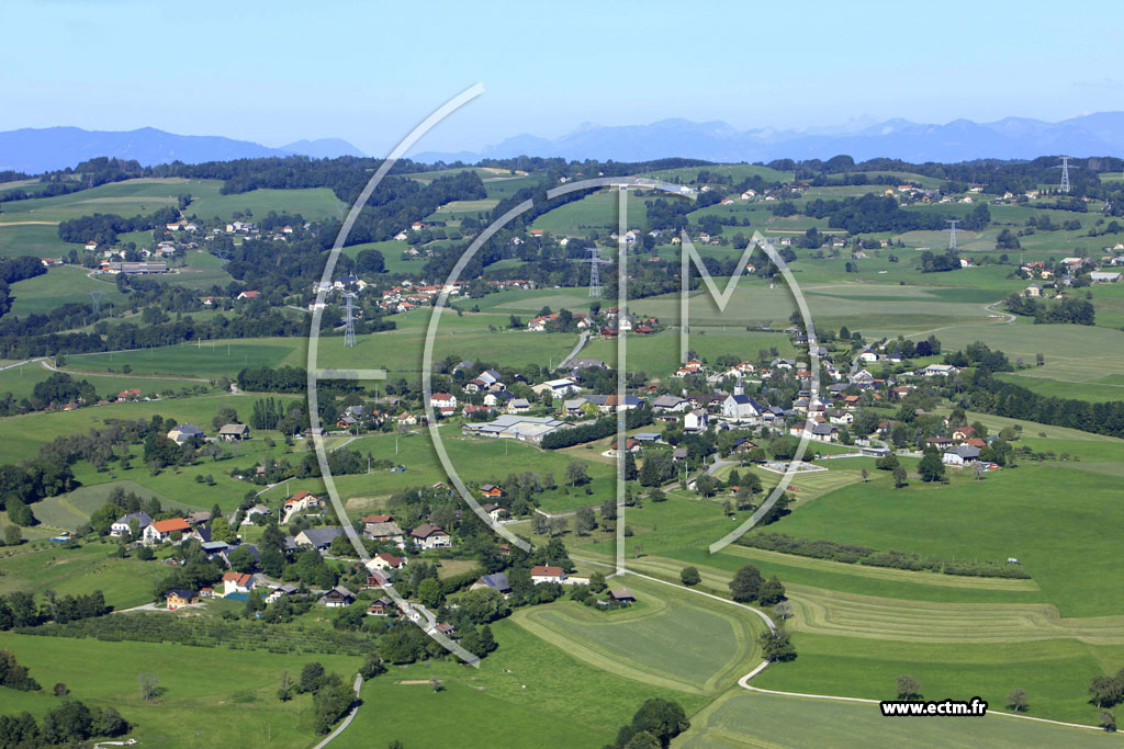 Photo arienne de Villy-le-Bouveret