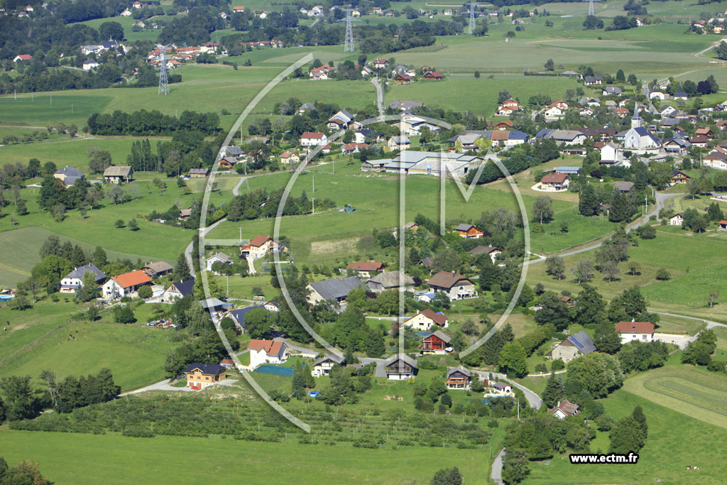 Photo arienne de Villy-le-Bouveret