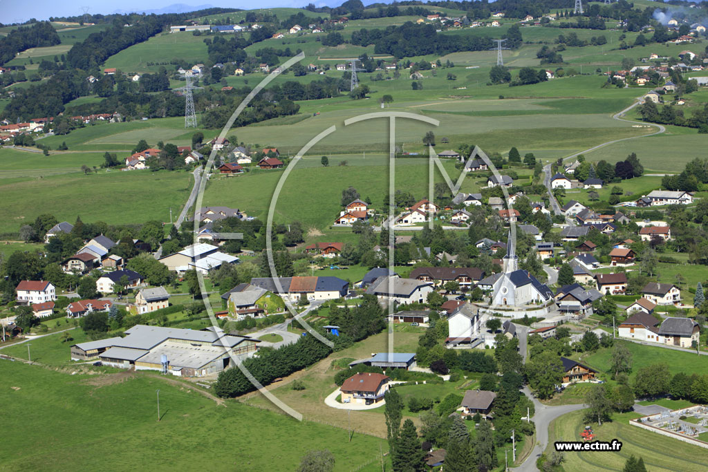 Photo arienne de Villy-le-Bouveret