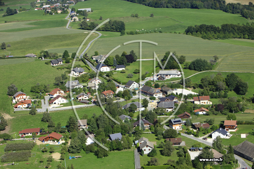 Photo arienne de Villy-le-Bouveret