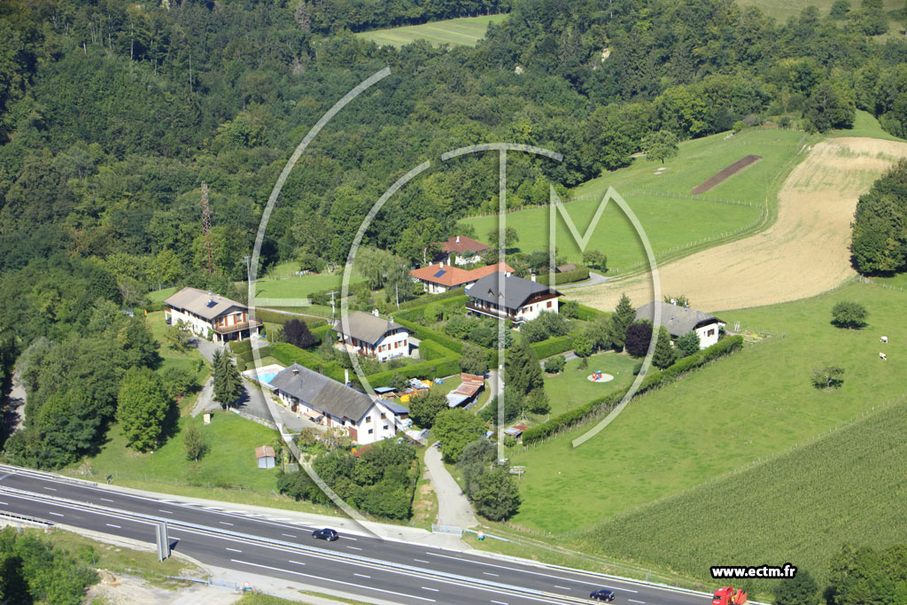 Photo arienne de Alby-sur-Chran (Bois-Vial)